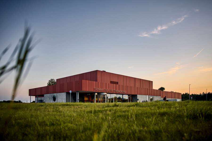 Swimming dreams take shape behind steel profiles in Vesthimmerland, Svømmecenter Vesthimmerland, Løgstørvej 59, 9600 Aars, Denmark